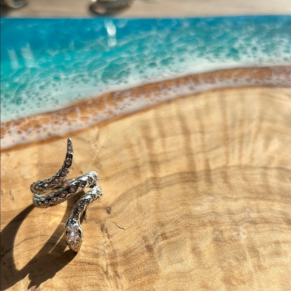 Sterling Silver Snake Ring